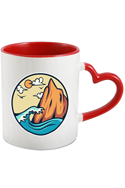 StoryGift Romania Cana Cu Ocean: Pasari, Valuri, Munte, Nori, Stanci, Natura,...