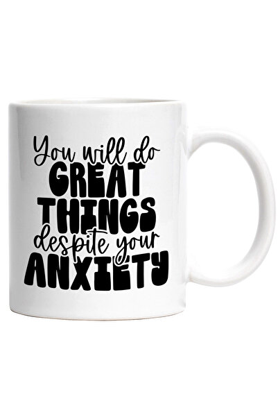 StoryGift Romania Cana cu mesajul "Tu vei face lucruri grozave in ciuda anxie...