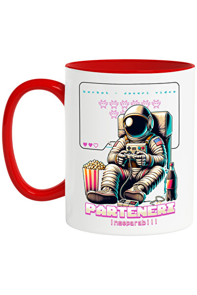 StoryGift Romania Cana astronaut jucand joc video parteneri inseparabil, 330m...