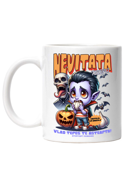 StoryGift Romania Cana Neuitata teapa-Vlad Tepes te asteapta, 330ml, Ceramic ...