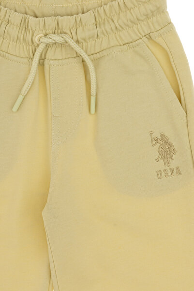 U.S. Polo Assn. Erkek Çocuk Açık Haki Örme Şort 50306515-VR183