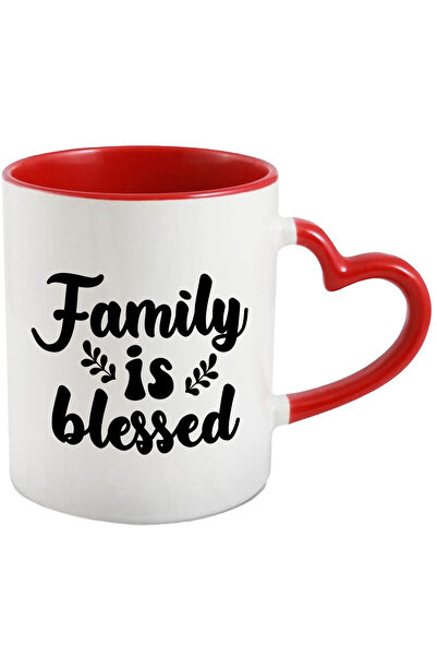 StoryGift Romania Cana cu mesajul in engleza "Family is blessed" - familia es...