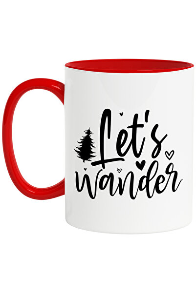StoryGift Romania Cana cu inimioare si textul in limba engleza "Let's wander"...