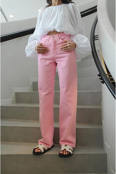 Havoş Ροζ Kuzmina Straight Jean