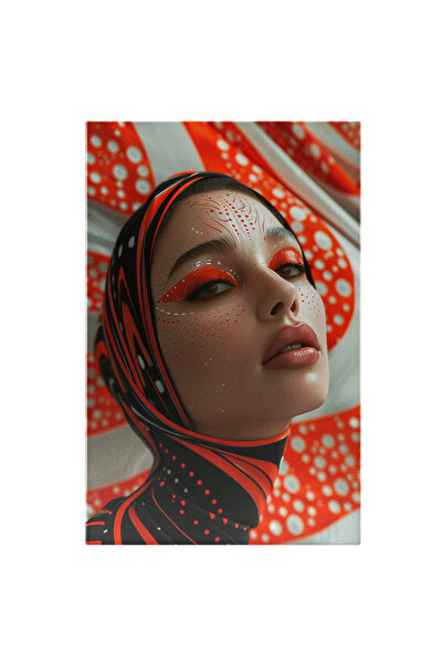 StoryGift Romania Tablou Canvas: O Simfonie De Nuanțe Roșiatice Și Negre Într...