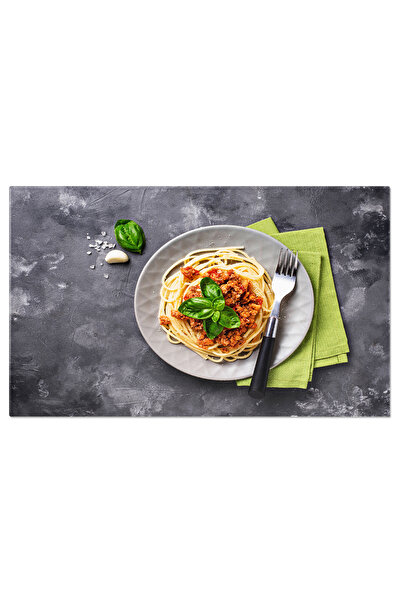 StoryGift Romania Tablou Canvas Spaghete Bolognese Cu Sos De Carne Un Fel De Mancare Traditional Italian, Bogat