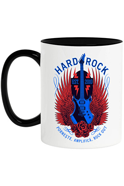 StoryGift Romania Cana cu Chitara Rock&Roll Aripi De Inger Trandafiri Rosii T...