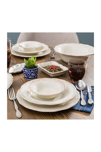 Mudo Home Round Ecru Bowl