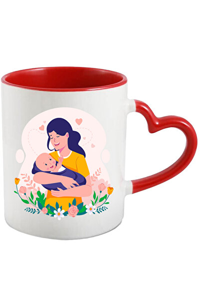StoryGift Romania Cana Cu Bebelus, Patura, Mama, Iubire, Familie, Multicolor ...