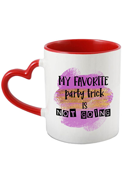 StoryGift Romania Cana cu mesajul "My favorite party trick is not going", pet...
