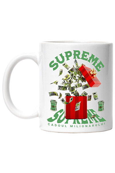 StoryGift Romania _Supreme_ Mug - Millionaire's Gift, 330ml, Ceramic with Whi...