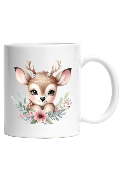 StoryGift Romania Cana cu un pui de caprioara | ilustratie | fericire | in na...