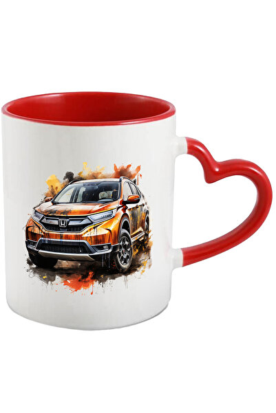 StoryGift Romania Cana Cu Masina, Honda CR-V EX, Stropi De Vopsea, Multicolor...