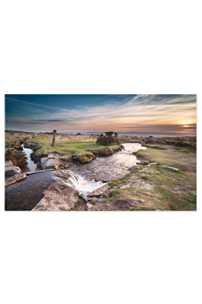 StoryGift Romania Tablou Canvas Apus Pe Dartmoor, Dartmoor, Apus, Natura, Pei...