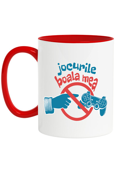 StoryGift Romania Cana cu Semn Interzis Text Jocurile Video Boala Mea Lume Di...