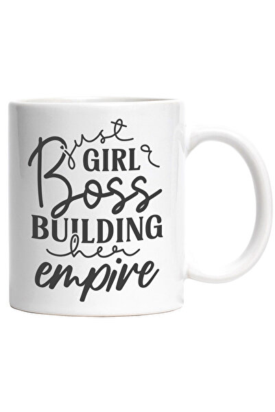 StoryGift Romania Cana cu textul "Doar o fata sefa construindu-si propriul ei...