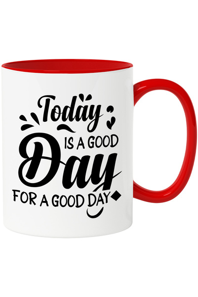 StoryGift Romania Cana pentru cei care au o zi buna cu Maner Rosu, Cu Maner R...