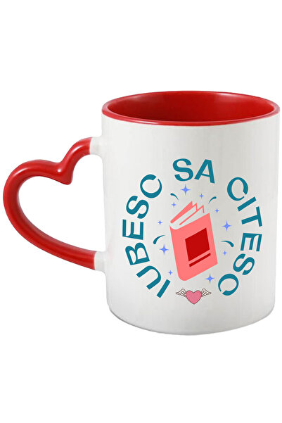 StoryGift Romania Cana cu Carte Colorata Magica Zburatoate Text Iubesc Sa Cit...