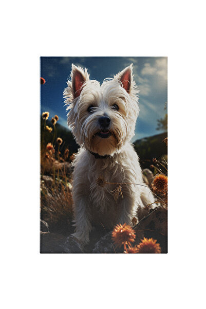 StoryGift Romania Canvas Painting: Countryside Universe In Floral Breezes Whi...