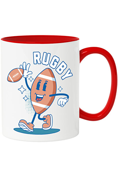 StoryGift Romania Cana cu Minge De Fotbal American Animata Pe Teren Sport Iub...