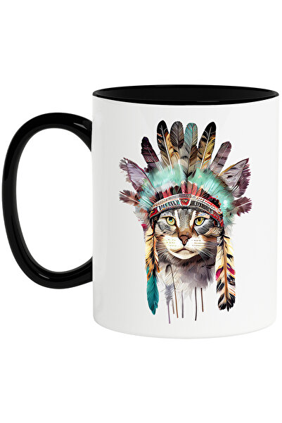 StoryGift Romania Cana cu o pisica serioasa | ilustratie | obiecte de la indi...