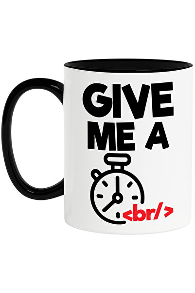 StoryGift Romania Cana pentru programatori cu mesajul "Give me a <br/>" - mai...