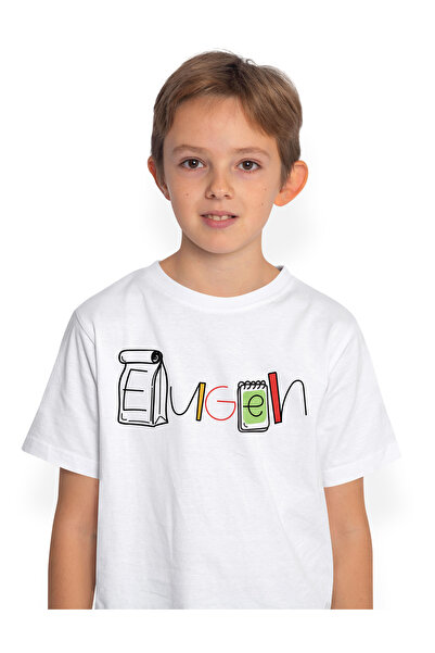 StoryGift Romania Tricou Copii Cu Numele Eugen, si Mesaj Amuzant, Curios, Soc...