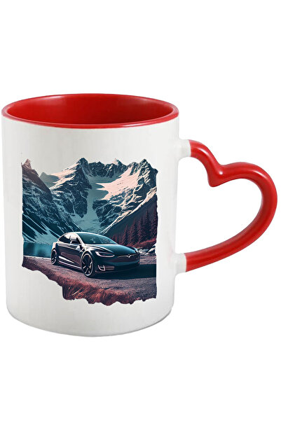 StoryGift Romania Cana Cu Masina, Lac, Munte, Zapada, Drum, Padure, Multicolo...