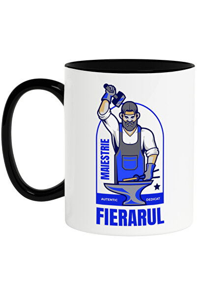 StoryGift Romania Cana cel mai bun Tatal-fierar dad familie, 330ml, Ceramica ...