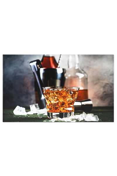 StoryGift Romania Tablou Canvas Cu Bucurii Liquide: Whisky, Cocktailuri Si Di...