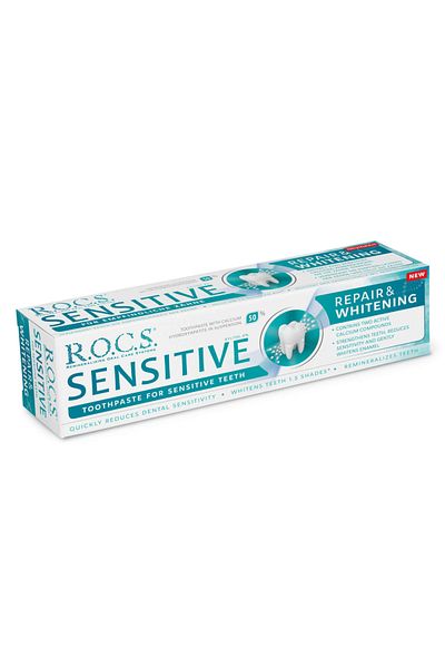 R.O.C.S. معجون أسنان R.o.c.s لإصلاح وتبييض الأسنان الحساسة 94 جرام