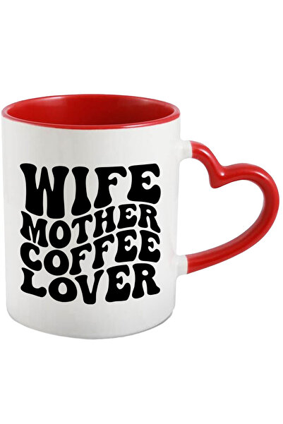 StoryGift Romania Cana cu textul "Wife, mother, coffee lover" - sotie mama iu...
