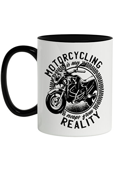 StoryGift Romania Cana Cu Mesaj Motorcycling Is My Escape From Reality, Motoc...