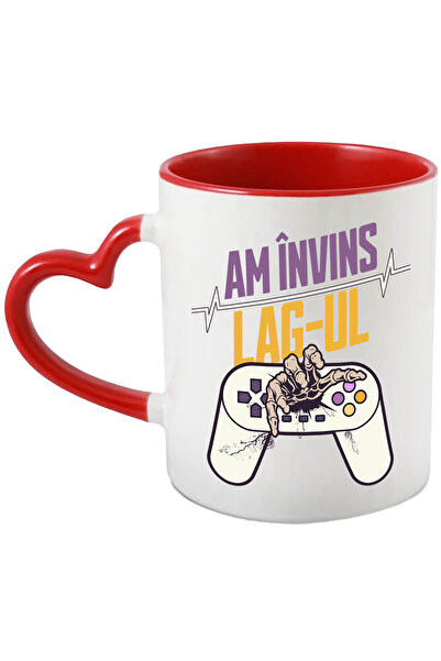 StoryGift Romania Cana Am invins Lag-ul maneta joc video mana schelete, 330ml...