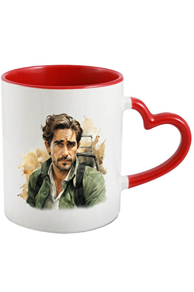 StoryGift Romania Cana Cu Jake Gyllenhaal, Actor, Filme, Actiune, Celebritate, Multicolor 330 ml, , Cu Maner Inim STG