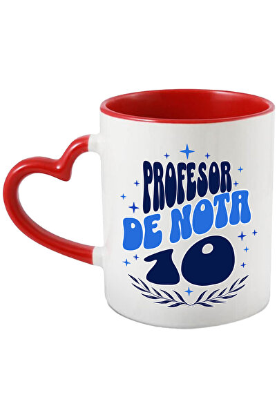 StoryGift Romania Cana Profesor de nota 10 scoala copii educatie, 330ml, Cera...