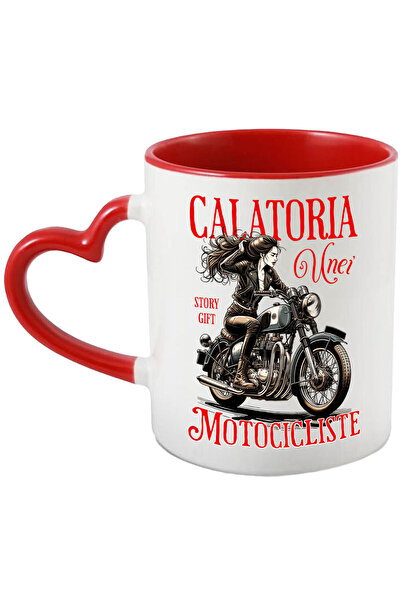 StoryGift Romania Cana cu Fata Atragatoare Motor Vintige Clasic Pasiune Calat...