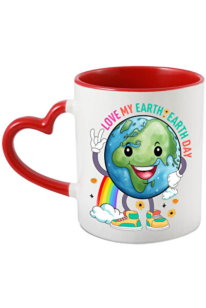 StoryGift Romania Cana cu planeta Pamant cu mesajul "Love my Earth, Earth day...
