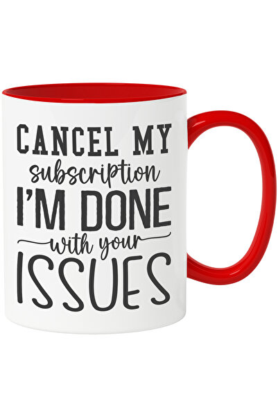 StoryGift Romania Cana cu mesajul "Anuleaza-mi abonamentul, sunt satul de pro...