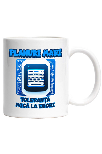 StoryGift Romania Cana Computer Programator Planuri mari, toleranta mica la e...