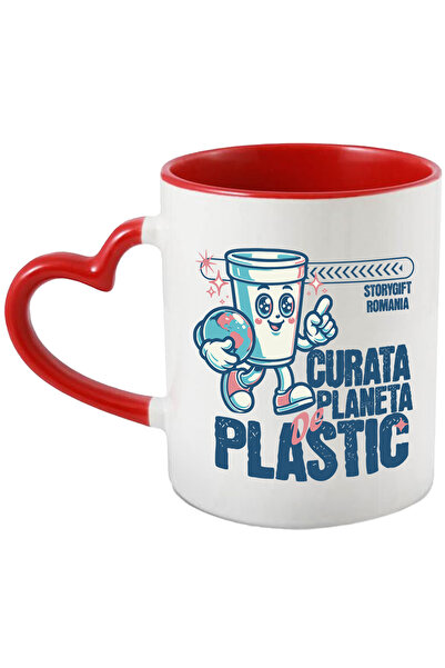 StoryGift Romania Cana curata planeta de plastic cos de gunoi reciclare, 330m...