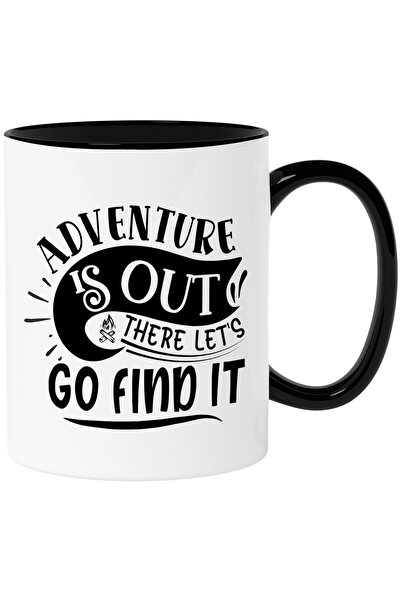 StoryGift Romania Cana cu mesajul "Aventura e acolo afara, hai sa mergem sa o...