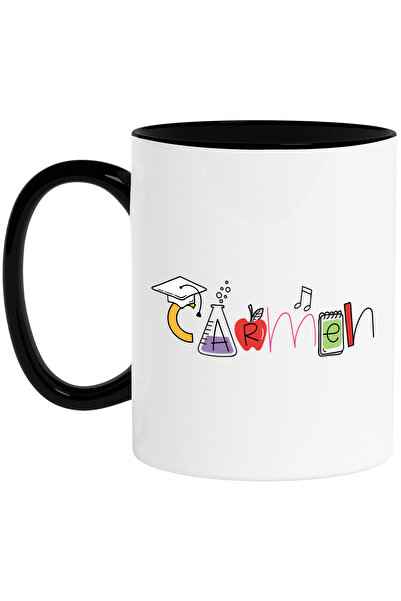 StoryGift Romania Cana Cu Numele Carmen, Scoala, Chimie, Materii, Algebra, Ge...