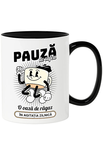 StoryGift Romania Cana Pauza de cafea – o oaza de ragaz energie, 330ml, Ceram...