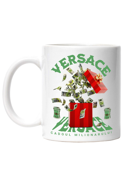 StoryGift Romania Cana _Versace_ - Cadoul Milionarului, 330ml, Ceramic cu Man...