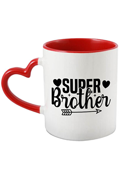 StoryGift Romania Cana cu inimioare pentru un frate iubit si apreciat cu mesa...