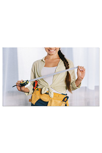 StoryGift Romania Tablou Canvas Satisfactie Si Profesionalism Femeie Zambitoa...