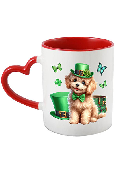 StoryGift Romania Cana cu un catel care poarta o palarie verde | ilustratie |...