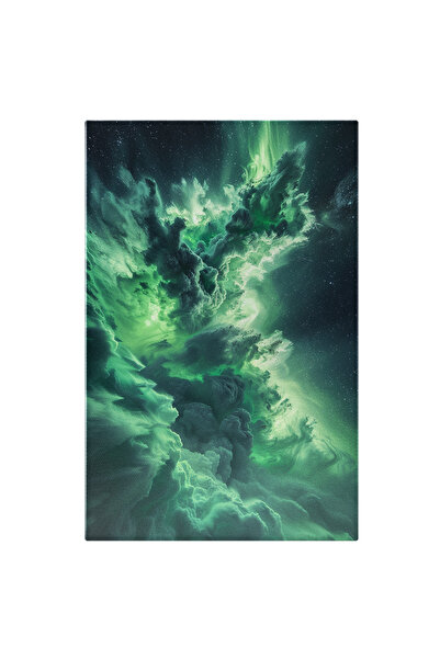 StoryGift Romania Tablou Canvas: Culorile Aurorei Boarele În Calea Lactee Rea...