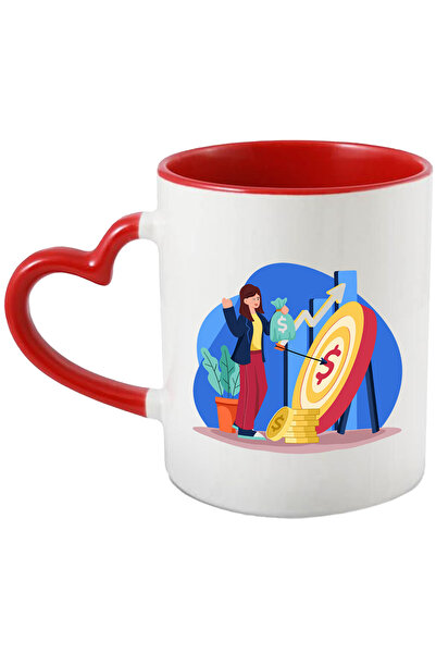 StoryGift Romania Cana Cu Tinta, Moneda, Bani, Sacou, Multicolor 330 ml, Cera...